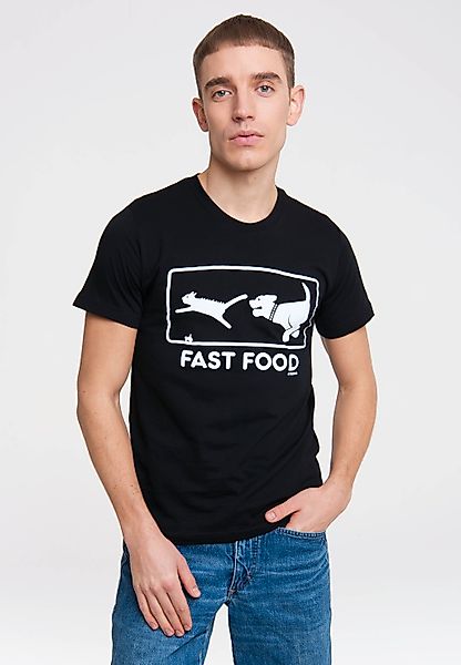 LOGOSHIRT T-Shirt "FAST FOOD", mit lustigem Print günstig online kaufen