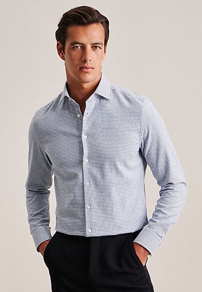 seidensticker Flanellhemd "Slim" Slim 1/1 Kentkragen Karo günstig online kaufen