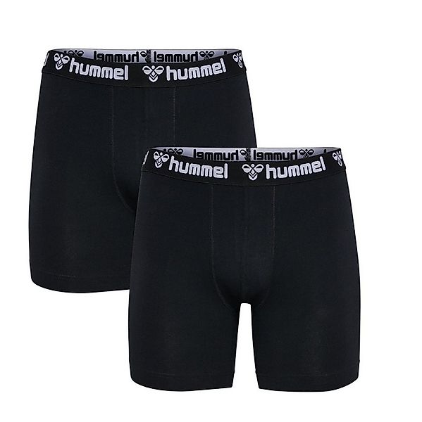 hummel Boxershorts Unterwäsche hmlBoxer (Baumwolle) schwarz Herren - 2er Pa günstig online kaufen
