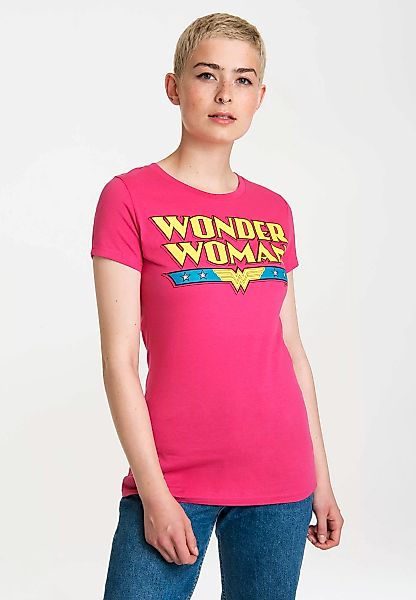 LOGOSHIRT T-Shirt "Wonder Woman - Logo", mit coolem Frontprint günstig online kaufen