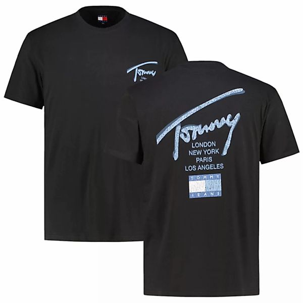 Tommy Jeans Plus Rundhalsshirt TJM REG TOMMY SIGN CITY TEE EXT in Großen Gr günstig online kaufen