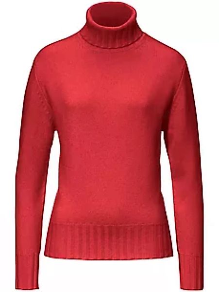 Pullover aus 100% Premium-Kaschmir Peter Hahn Cashmere rot günstig online kaufen