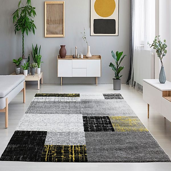 Vimoda Teppich Wohnzimmer Klassisch Karo- kariert günstig online kaufen