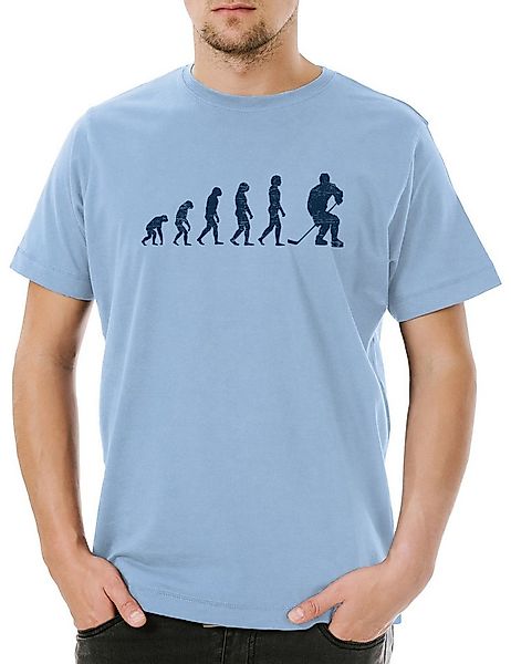 Urban Backwoods Print-Shirt Eishockey Evolution Herren T-Shirt Ice Hockey S günstig online kaufen