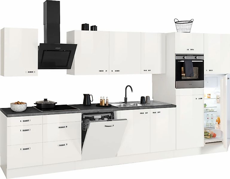 OPTIFIT Küchenzeile Cara mit Hanseatic E-Geräten, Breite 400 cm, Induktions günstig online kaufen