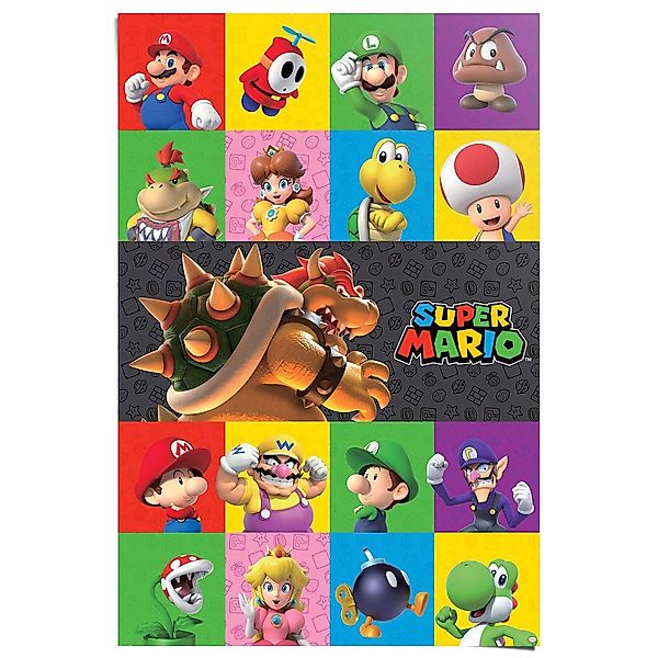 Reinders Poster "Super Mario - characters", Kinderzimmer - Mehrfarbig - 150 günstig online kaufen