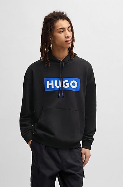 HUGO Blue Kapuzensweatshirt "Nalves", mit großem Logo-Druck, Unisex günstig online kaufen