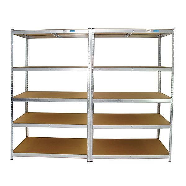 TRUTZHOLM 2er Set XXL Schwerlastregal 180x120x60 cm 875 kg Traglast Werksta günstig online kaufen