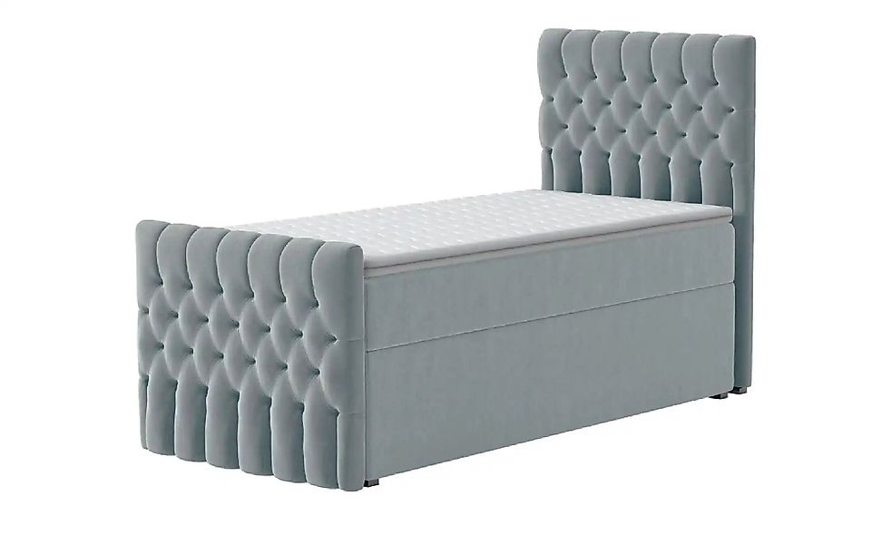 Boxbett mit Bettkasten und Fußteil Belek King ¦ grau ¦ Maße (cm): B: 90 H: günstig online kaufen