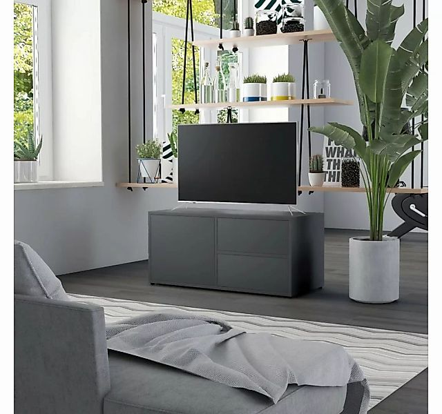 furnicato TV-Schrank Grau 80x34x36 cm Holzwerkstoff günstig online kaufen
