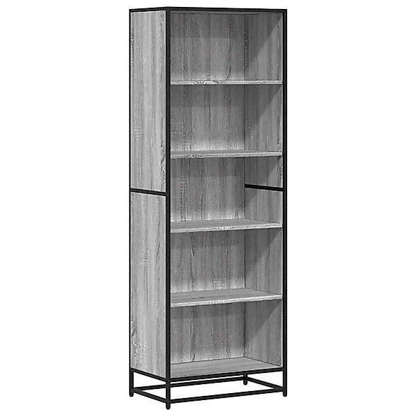 vidaXL Bücherregal Grau Sonoma 60x35x170,5 cm Holzwerkstoff 3300853 günstig online kaufen