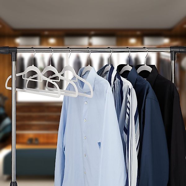 relaxdays Kleiderbügel Samt Kleiderbügel Set, (30-tlg), günstig online kaufen