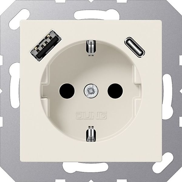 Jung SCHUKO Steckdose mit USB Typ AC A 1520-15 CA - A1520-15CA günstig online kaufen