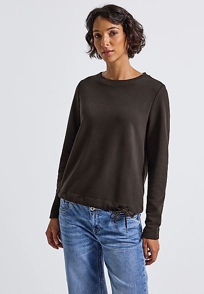 STREET ONE Sweatshirt, mit Tunnelzug am Saum günstig online kaufen