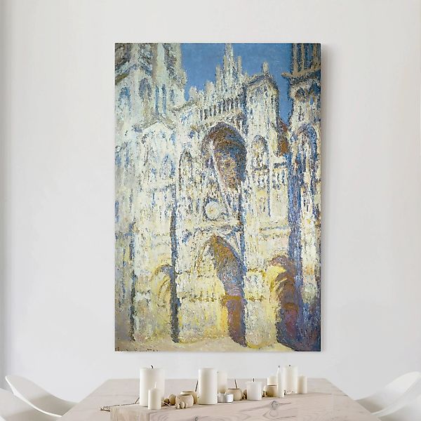 Leinwandbild Kunstdruck Claude Monet - Kathedrale von Rouen günstig online kaufen