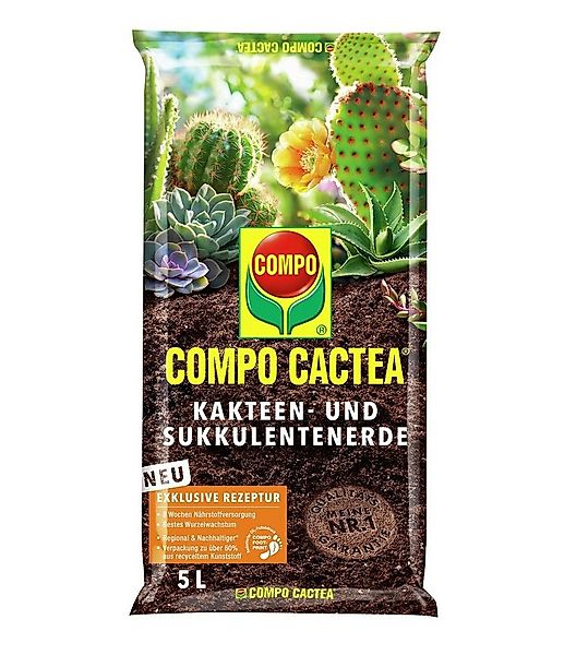 Compo Pflanzendünger COMPO Cactea Kakteenerde 5 Ltr günstig online kaufen