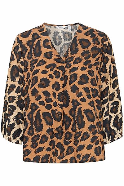 b.young Kurzarmbluse "Kurzarmbluse BYHINVA LEOPARD BLOUSE -" günstig online kaufen