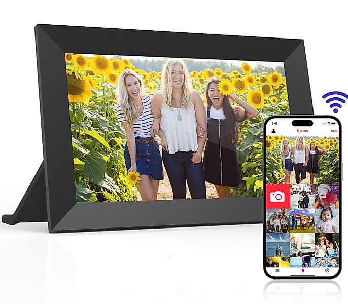 MENGHU Einzelrahmen Digitaler Bilderrahmen 10 Zoll 64 GB Speicher, IPS Touc günstig online kaufen