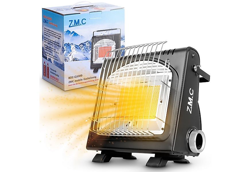 ZMC Heizstrahler 2in1 Tragbare Gasheizung Camping für Terrassen Gasheizer H günstig online kaufen