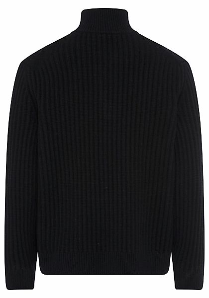 BOSS ORANGE Strickpullover "Kwinter", Troyer-Kragen, Rippstrick, relaxed fi günstig online kaufen