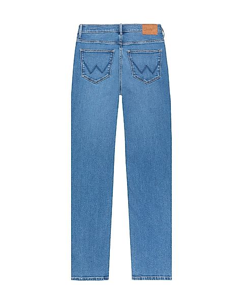 Wrangler Damen Jeans STRAIGHT - Regular Fit - Blau - Aurelia günstig online kaufen