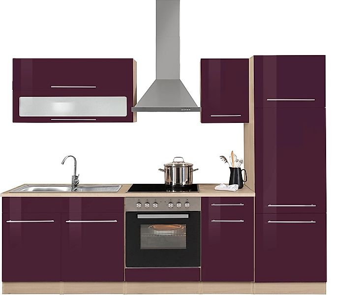 KOCHSTATION Küchenzeile "KS-Eton", mit E-Geräten, Breite 270 cm günstig online kaufen