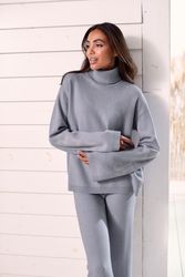 Elbsand Sweater Rollkragenpullover aus weichem Strick, Loungewear günstig online kaufen