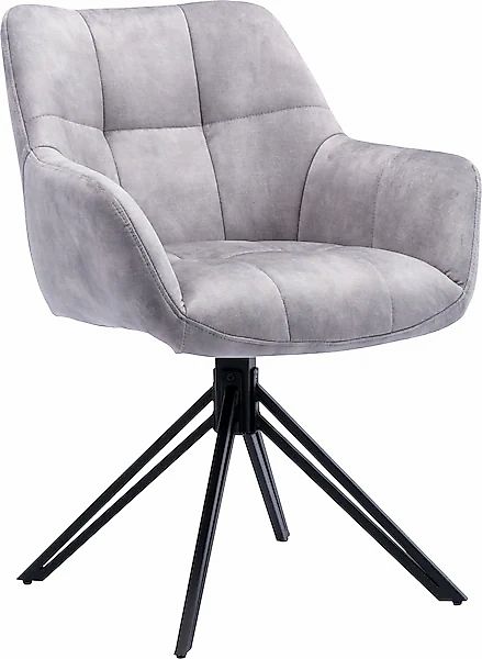 Home affaire Drehstuhl »Soller, TOPSELLER!«, (Set), 2 St., Microfaser, Essz günstig online kaufen