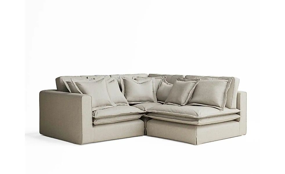 Ecksofa  Amalfi ¦ beige ¦ Maße (cm): B: 238 H: 90 Polstermöbel > Sofas > Ec günstig online kaufen