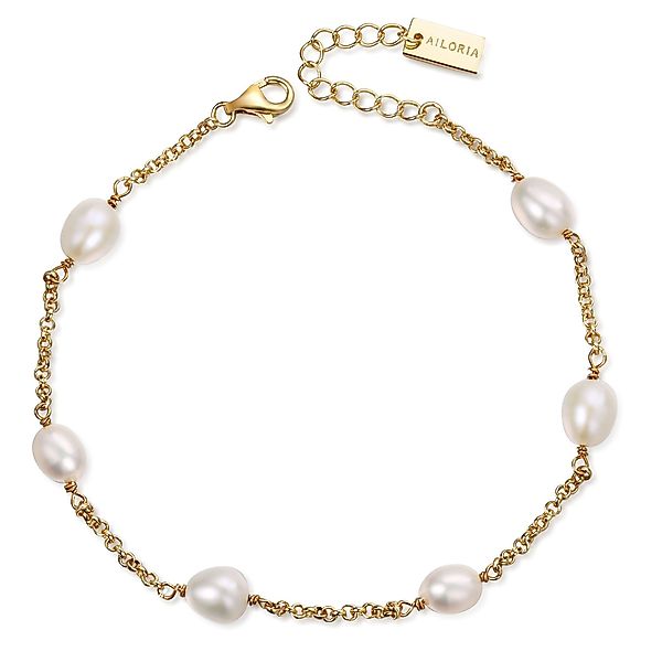 AILORIA Armband SHIZUKA Armband gold/weiße Perle, günstig online kaufen