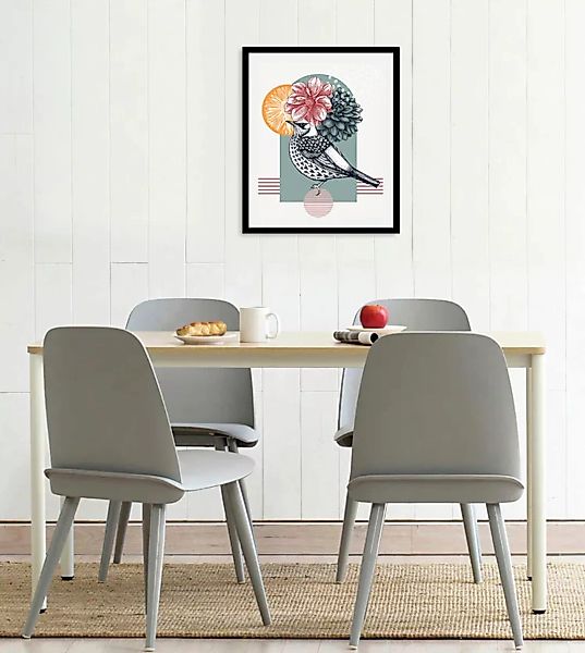 queence Bild "Birdy", Vögel, (1 St.), gerahmt günstig online kaufen