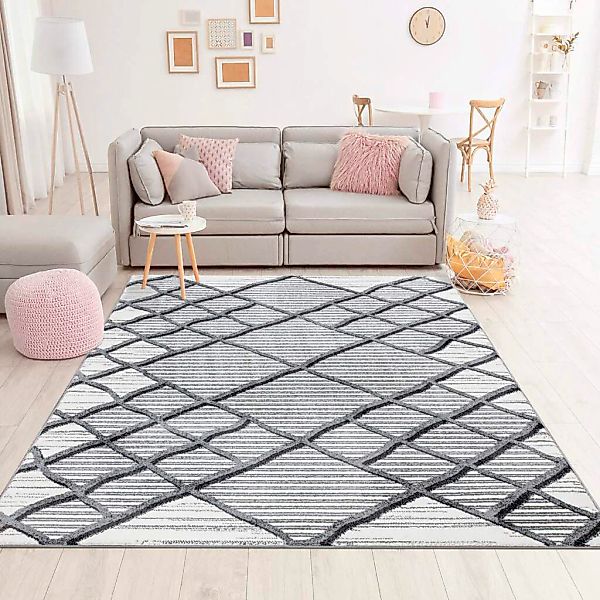 Carpet City Teppich "YOUNG965" rechteckig 11 mm Höhe Moderner Jugend- Kinde günstig online kaufen