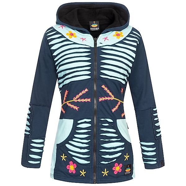 ankerglut Kapuzenfleecejacke Multicolor ANKERGLUT #nepalliebe FLOWER günstig online kaufen