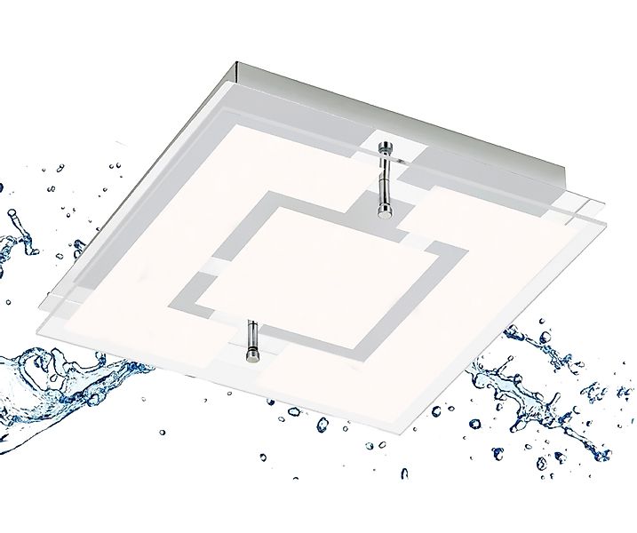 TRANGO LED Deckenleuchte, Dimmfunktion, 3103 IP44 günstig online kaufen