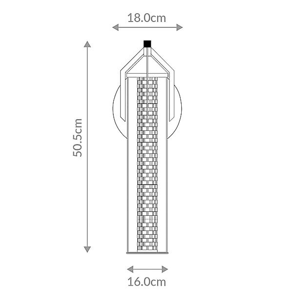 LED-Wandleuchte ESPADA, gold gebürstet, Ø 16 cm, Metall IP44 günstig online kaufen