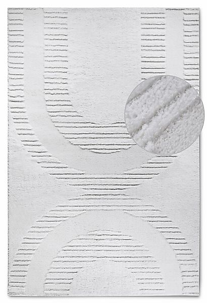 ELLE DECORATION Designteppich "Bartoux" rechteckig 18 mm Höhe Hochflor, Sha günstig online kaufen