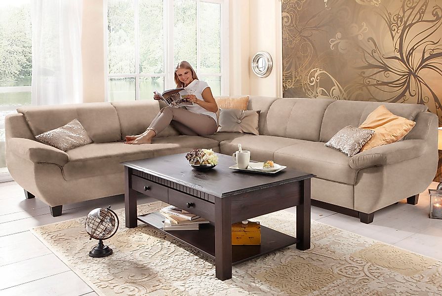 Home affaire Ecksofa »Yesterday L-Form, belastbar bis 140kg/ Sitz«, gleichs günstig online kaufen