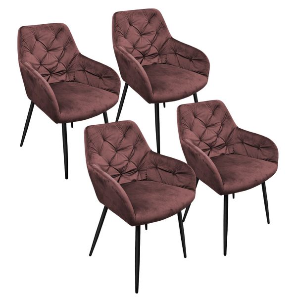 HOMELUX Esszimmerstuhl Polsterstühle 2/4 Stuhlset Moderner günstig online kaufen