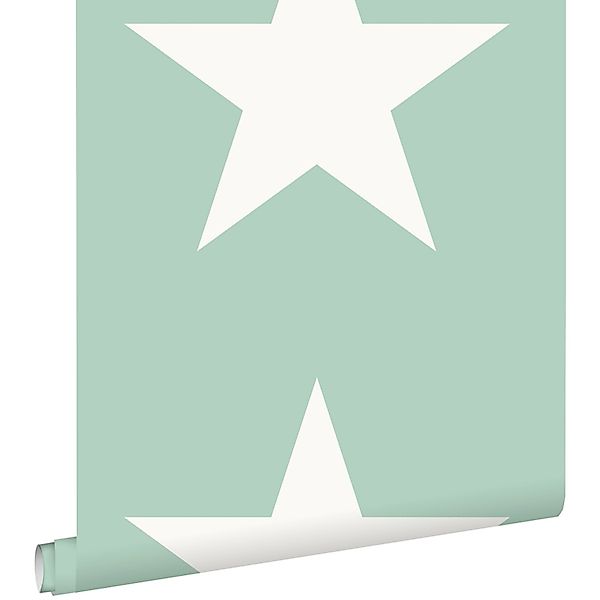 ESTAhome Tapete Sterne Mintgrün 53 cm x 10,05 m 128701 günstig online kaufen