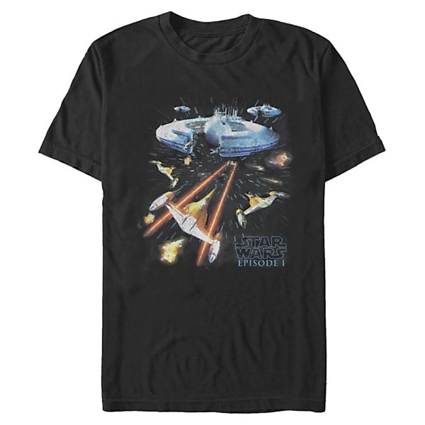 Star Wars - Gruppe Ep 1 Epic Scene - Männer T-Shirt günstig online kaufen