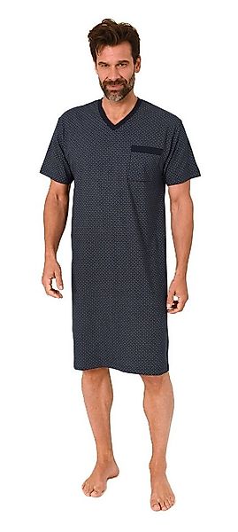 Normann Pyjama Normann Herren kurzarm Nachthemd – auch in Übergrößen günstig online kaufen