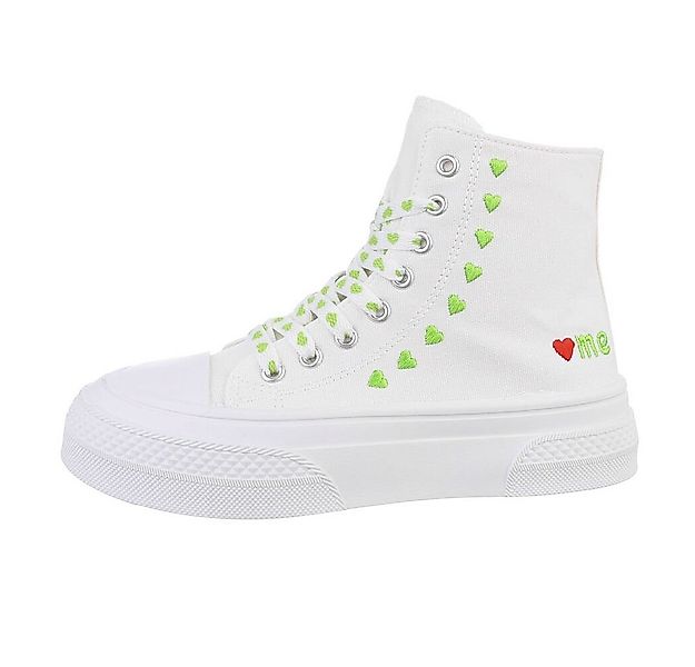 Ital-Design Damen High-Top Freizeit Sneakerboots (85697901) Flach Sneakers günstig online kaufen
