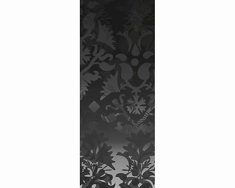Dekopanel "Blumenornament" 1,00x2,50 m / Strukturvlies Klassik günstig online kaufen