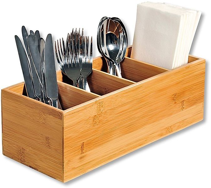 KESPER® Besteckkasten, 100% FSC®-zertifizierter Bambus, für günstig online kaufen