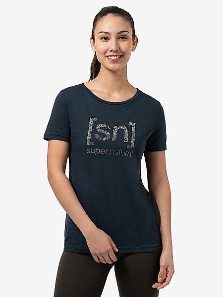 SUPER.NATURAL T-Shirt für Damen, Merino ARABESQUE günstig online kaufen