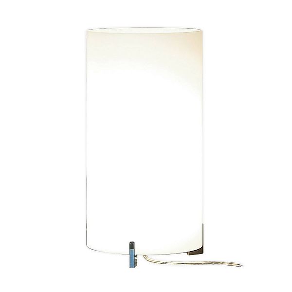 Prandina CPL Small T1 Tischlampe chrom, Glas opal günstig online kaufen