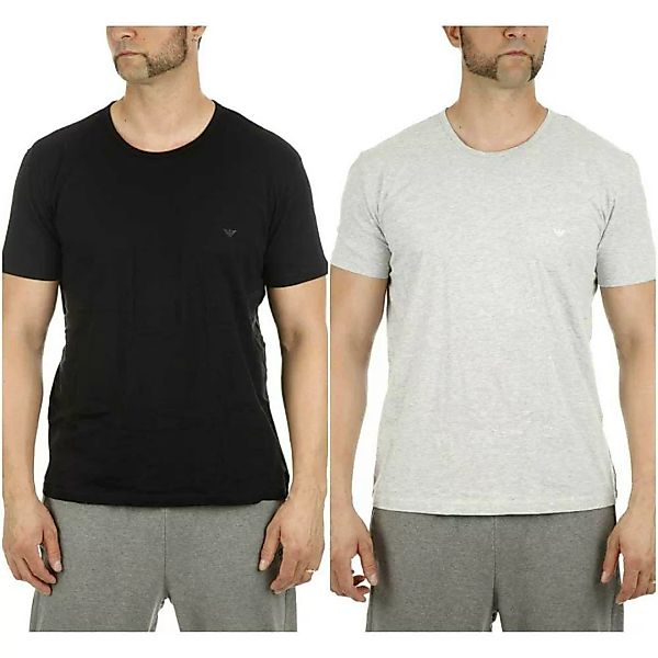 Emporio Armani 111647 Cc722 Kurzärmeliges T-shirt L Black / Heather günstig online kaufen