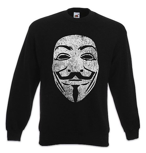 Urban Backwoods Sweatshirt Guy Fawkes Mask Vintage Sweatshirt V For Wie Ano günstig online kaufen