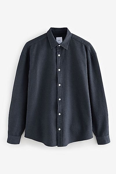 Next Langarmhemd Langarm-Hemdjacke mit Waffelstruktur, Baumwolle günstig online kaufen