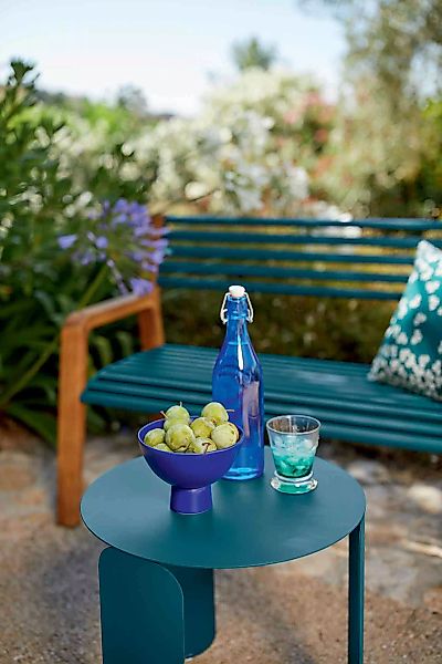 Bebop runder Couchtisch In- und Outdoor Baumwollweiß Ø 60 cm Höhe 38,5 cm günstig online kaufen